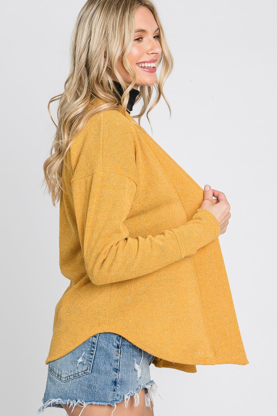 BOHO OPEN NECK LONG SLEEVES CARDIGAN SOIN2058C