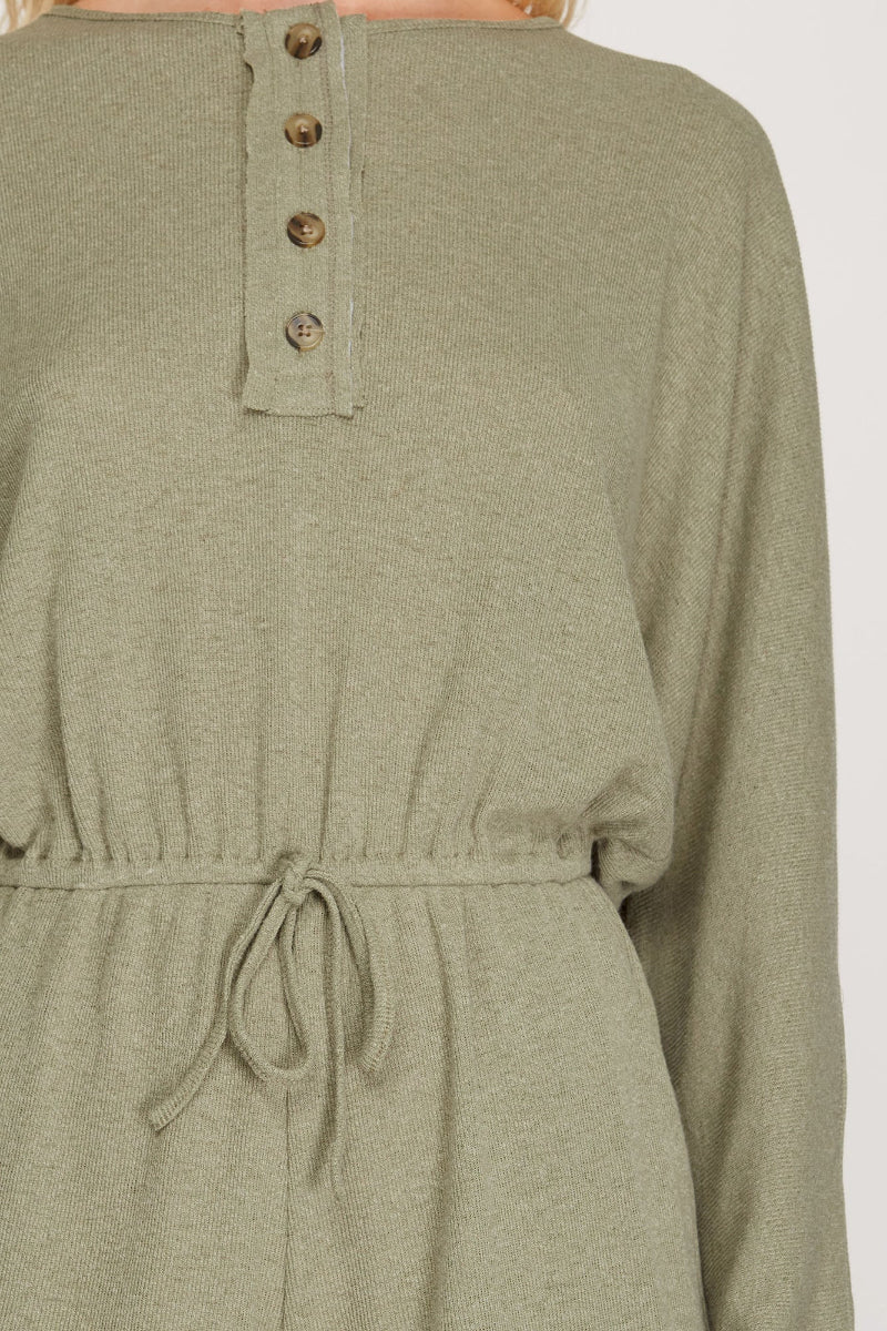 LONG SLEEVES BACK TIE DETAIL ROMPER-SKSY8122.