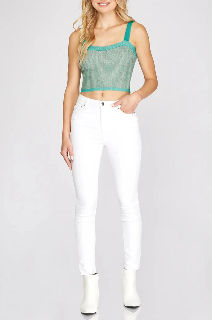 CAMI SWEATER KNIT TOP