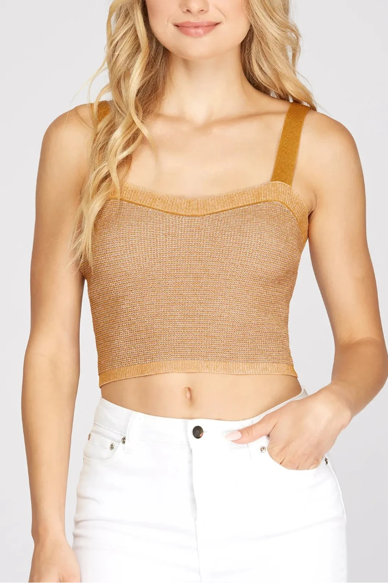 CAMI SWEATER KNIT TOP