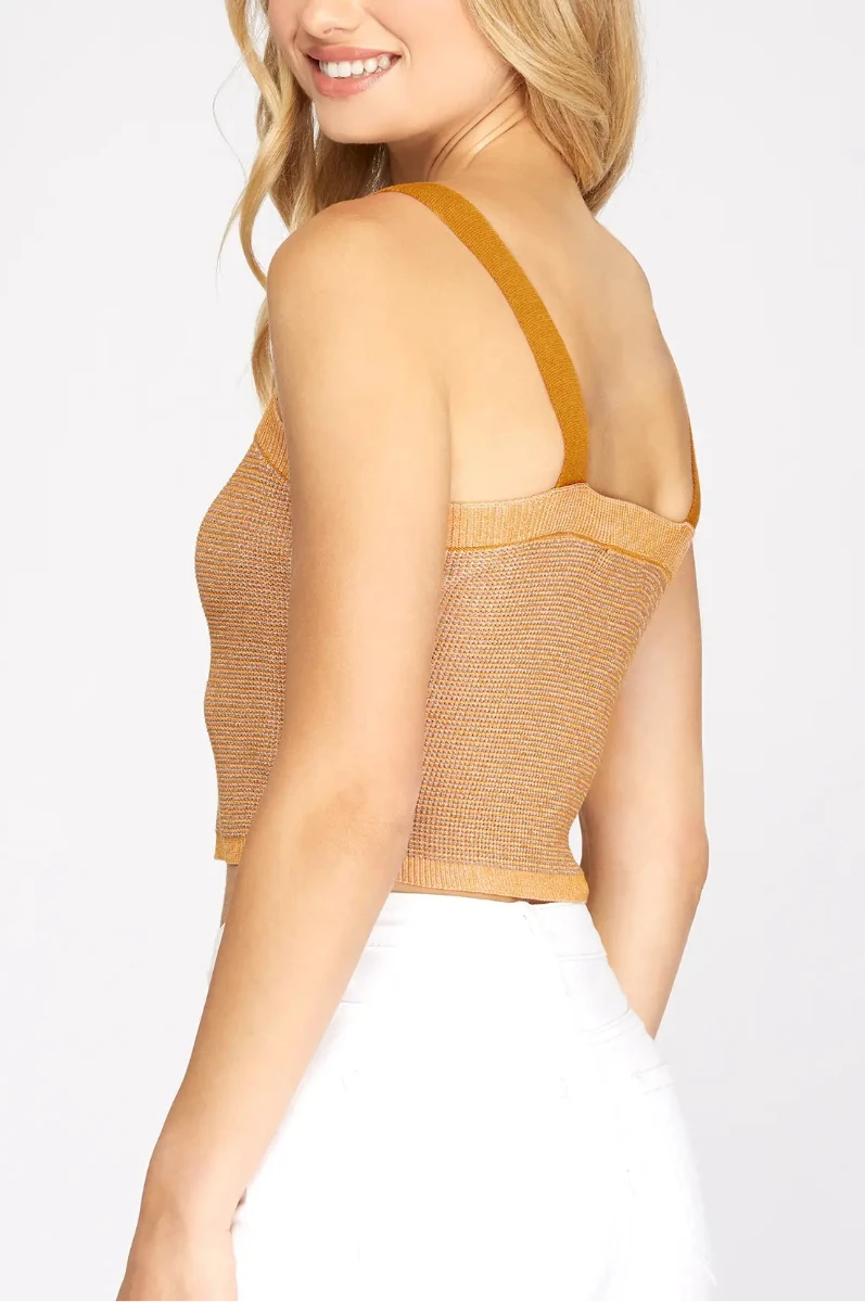 CAMI SWEATER KNIT TOP
