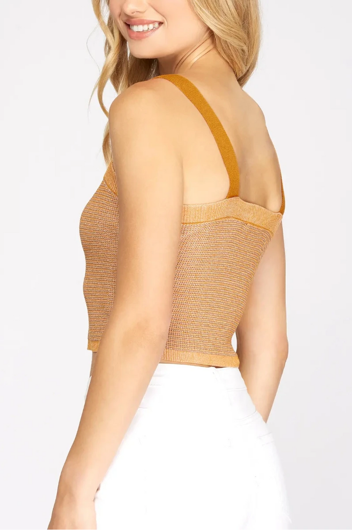 CAMI SWEATER KNIT TOP