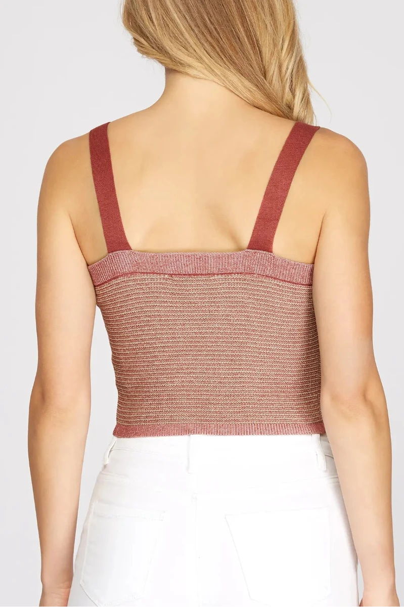 CAMI SWEATER KNIT TOP