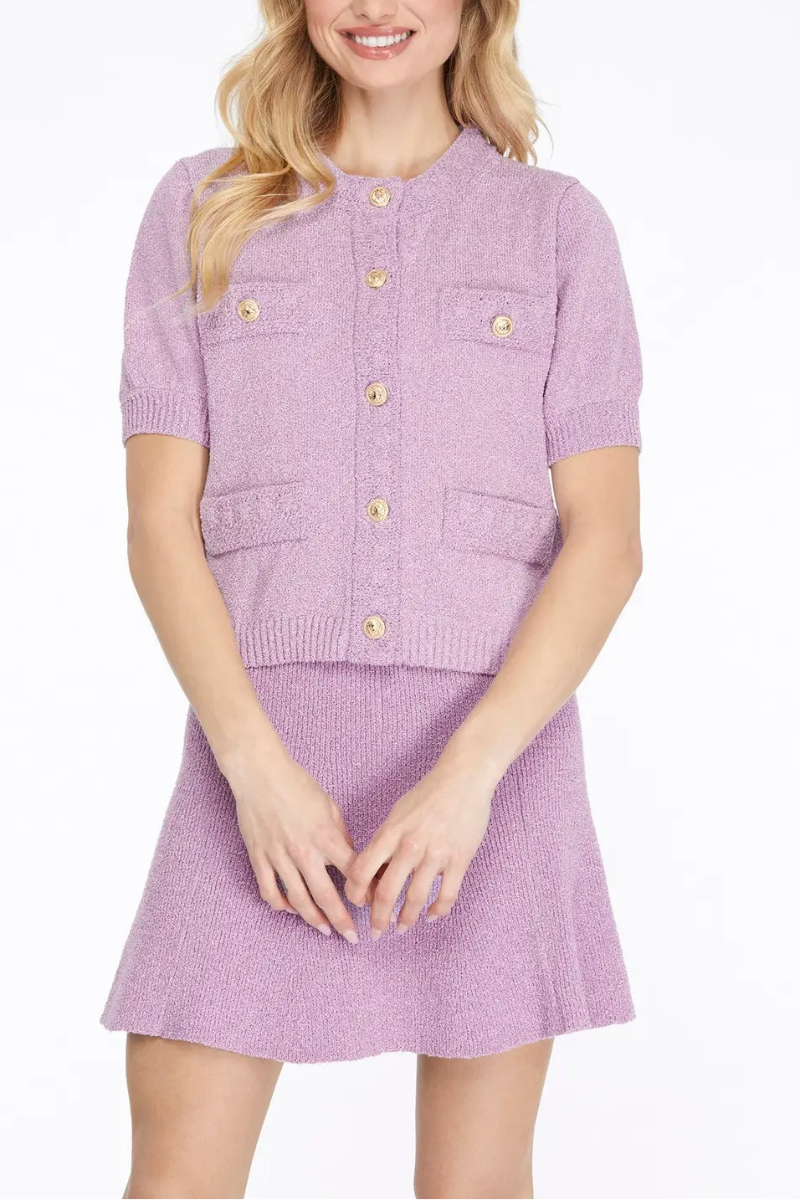 FLARED SWEATER MINI SKIRT-SKSY6150