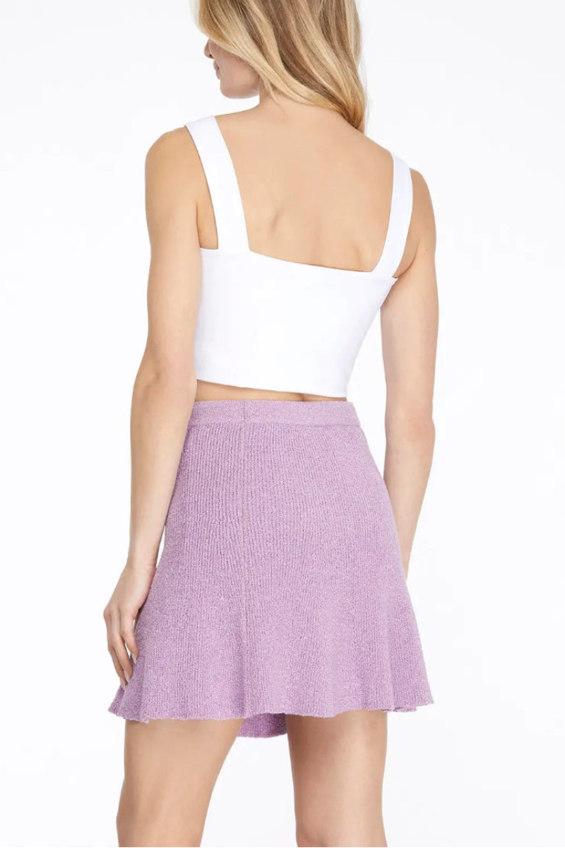 FLARED SWEATER MINI SKIRT-SKSY6150