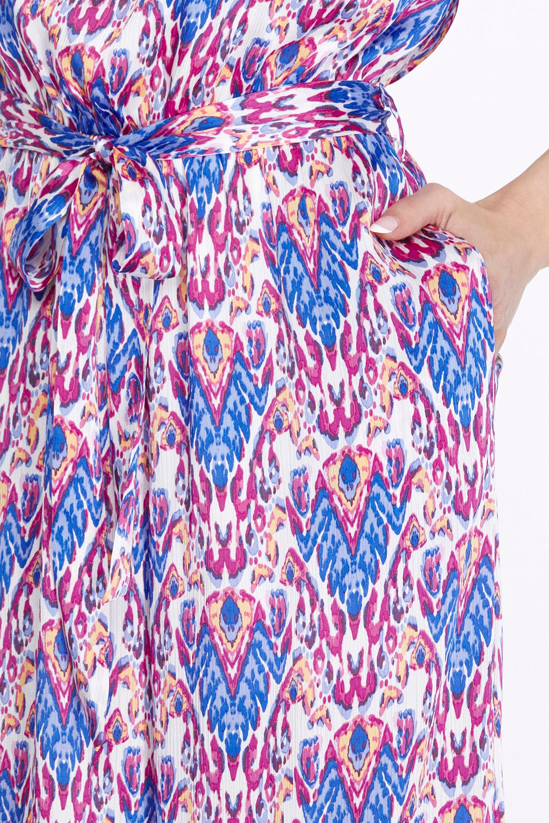 STRAPLESS TUBE W/WAIST TIE & POCKETS WOVEN JUMPSUIT