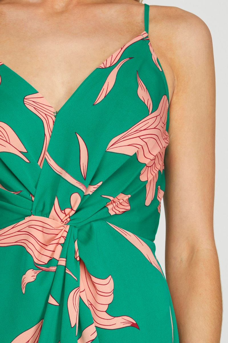 JADE SLEEVELESS FRONT TWIST DETAILED JUMPSUIT SKSY6599