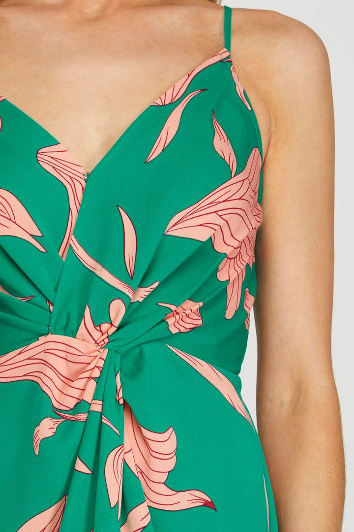 JADE SLEEVELESS FRONT TWIST DETAILED JUMPSUIT SKSY6599