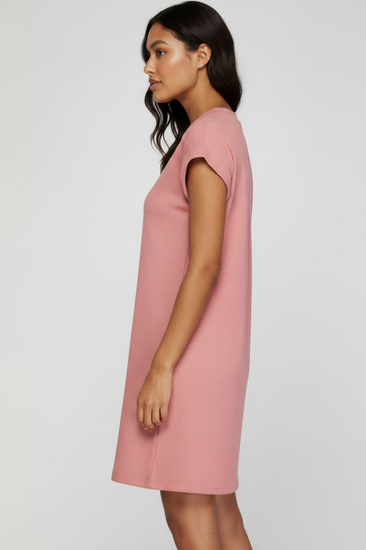 SLEEVELESS TEXTURED MINI DRESS SKSY7152