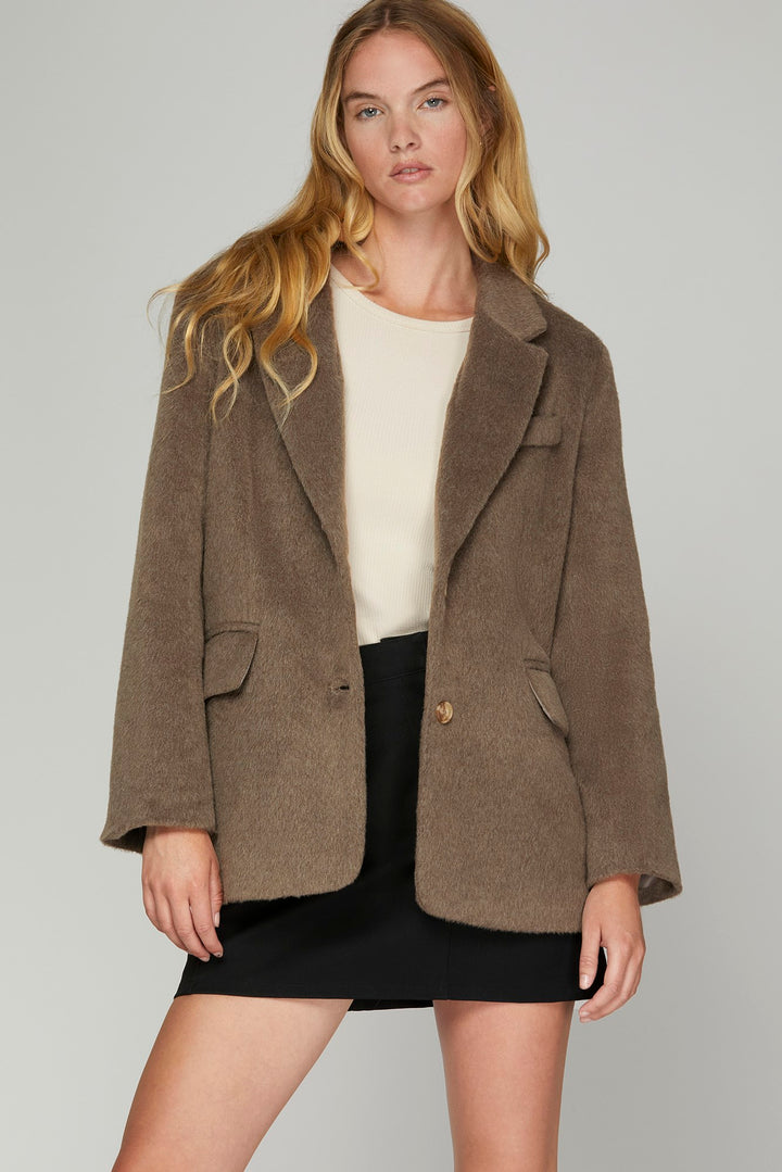 SINGLE BREASTED WINTER BLAZER