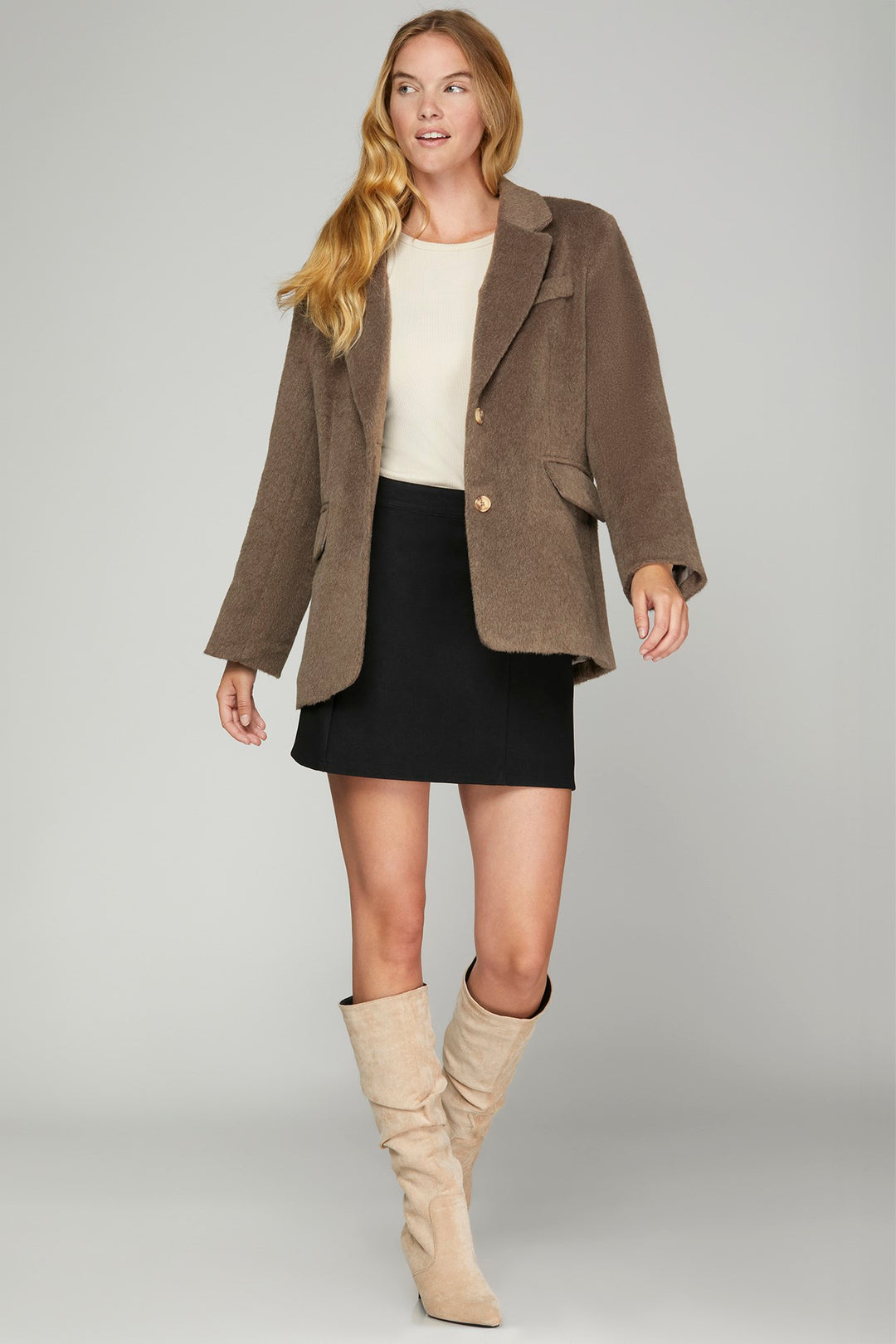 SINGLE BREASTED WINTER BLAZER