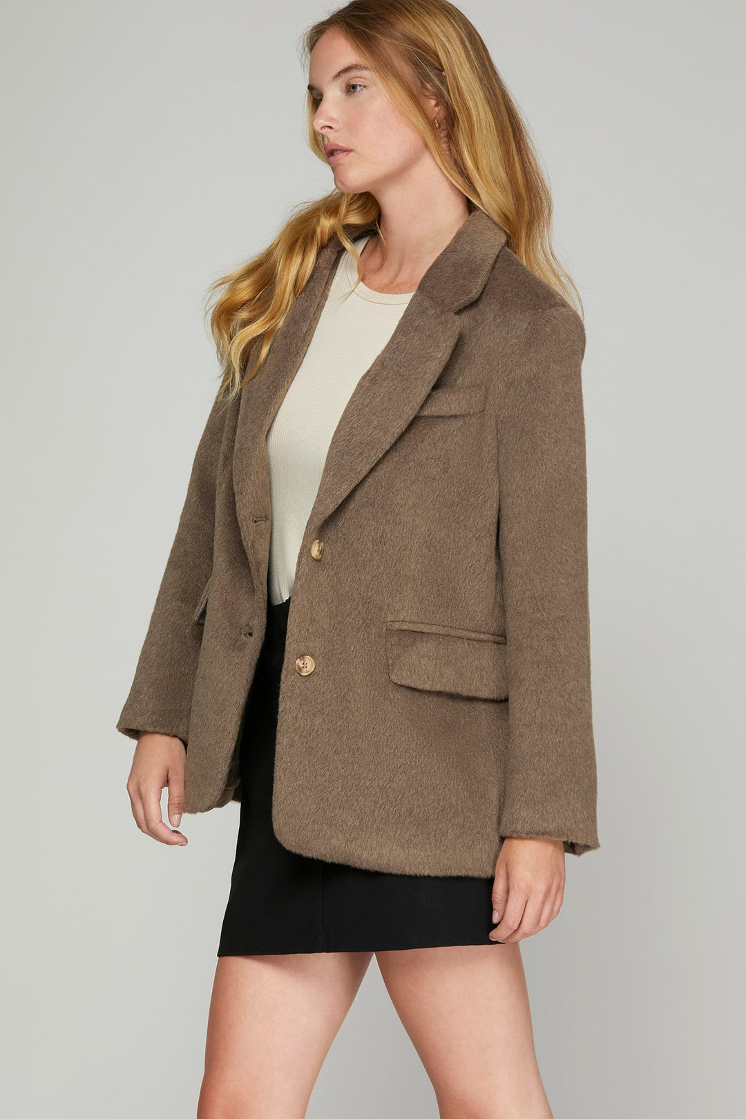 SINGLE BREASTED WINTER BLAZER