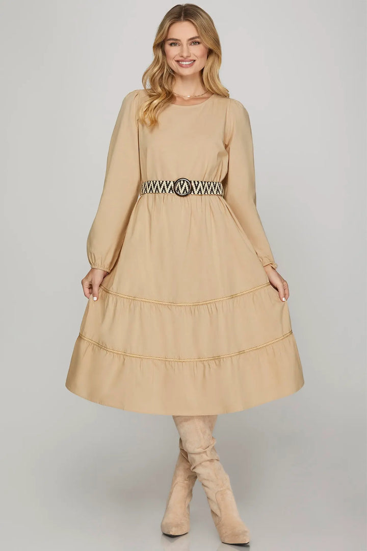 AUTUMN WITH THE LONG DRESS  SKSY7806