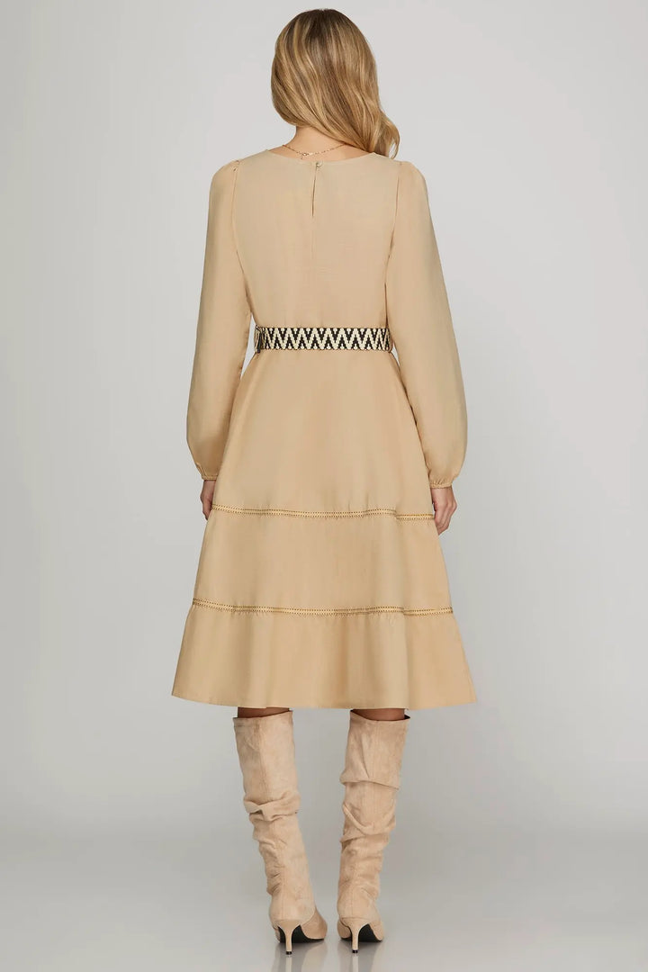 AUTUMN WITH THE LONG DRESS  SKSY7806