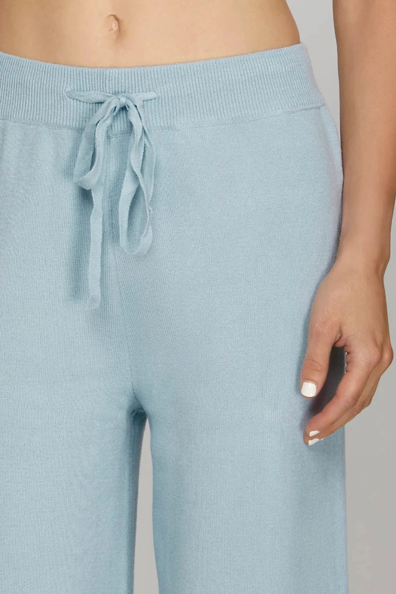 CAPRI SWEATER PANTS WITH ELASTIC WAIST TIE