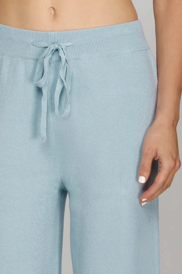 CAPRI SWEATER PANTS WITH ELASTIC WAIST TIE
