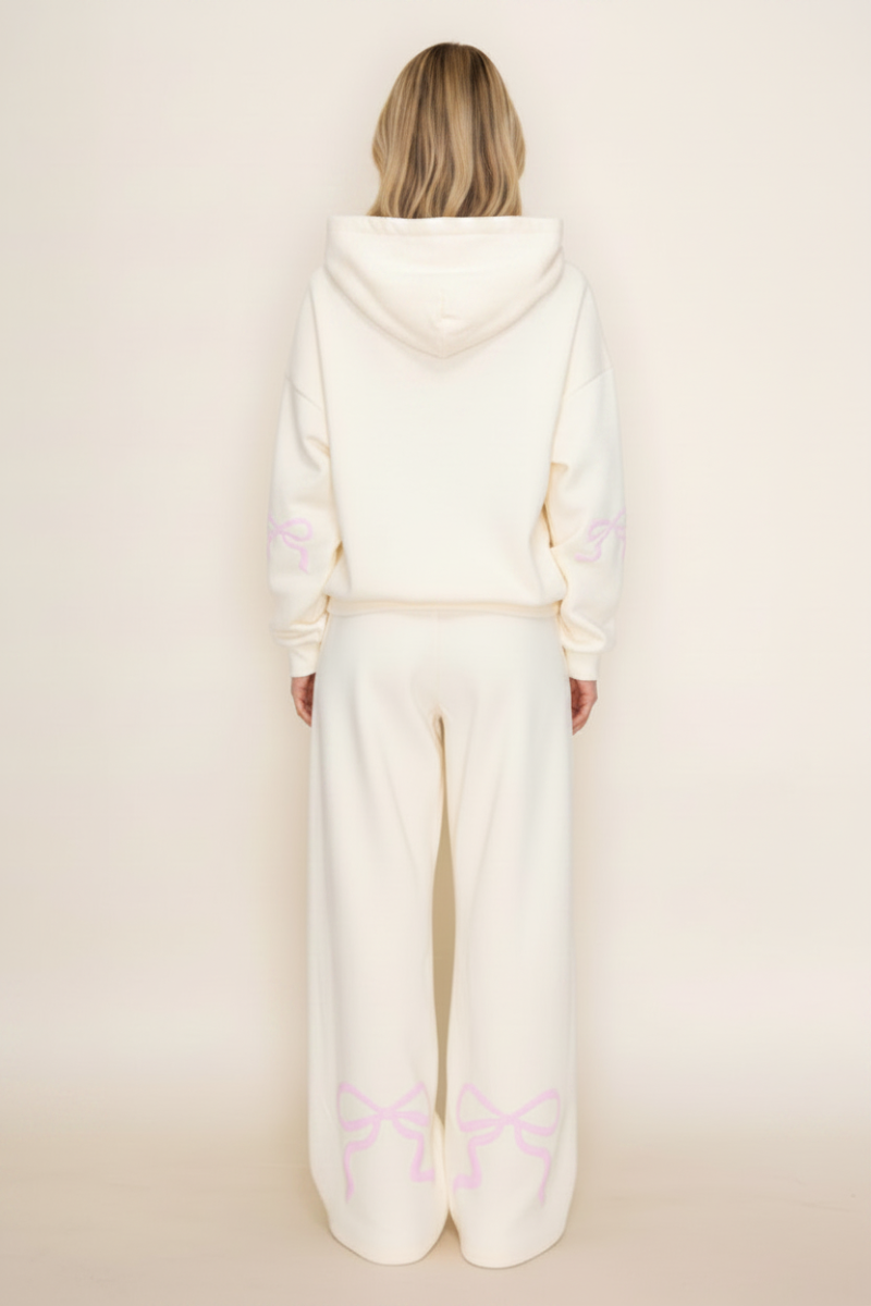 LONG SLEEVE SOLID KNIT SWEATER WITH HOODIE WBPT10074