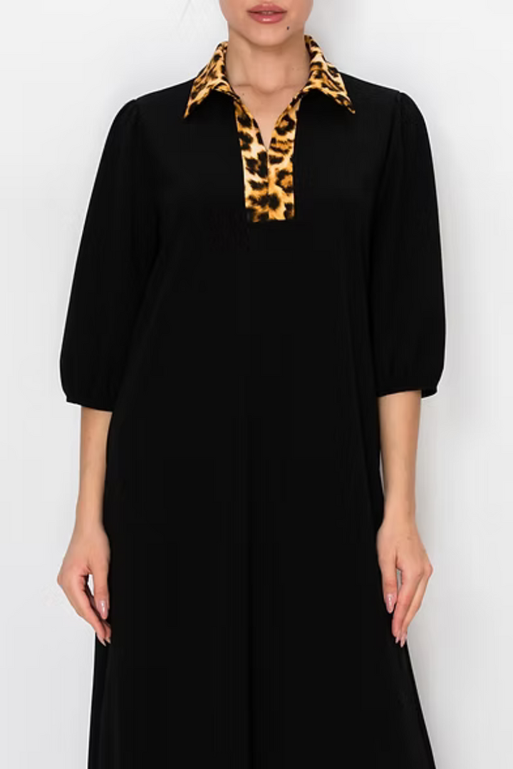 RUFFLED HEM AND ASYMMETRICAL DETAIL PLUS SIZE MIDI DRESS