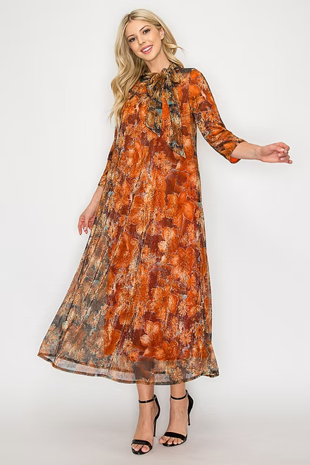 A LINE COCKTAIL DRESS BOW TIE NECKLINE DETAIL