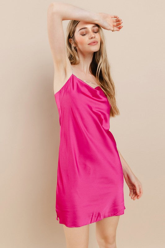 SAPPHIRE TUBE MINI DRESS WITH IRRESISTIBLE STYLE DIU517621