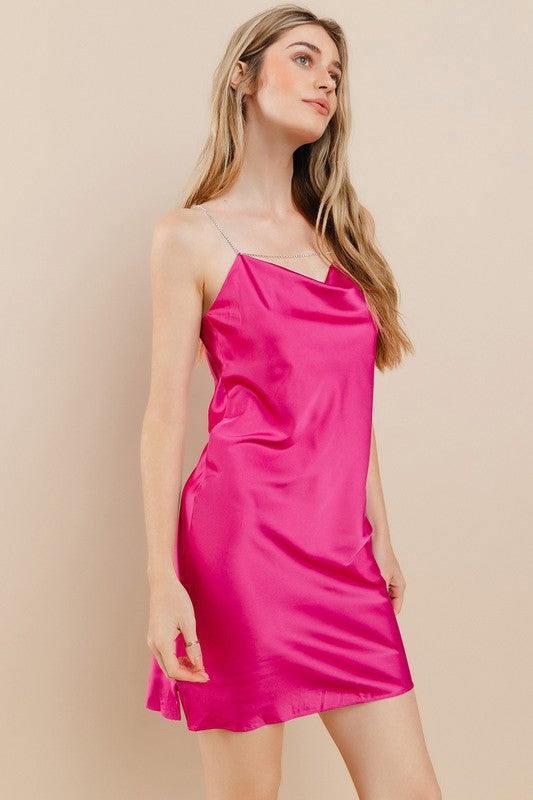 SAPPHIRE TUBE MINI DRESS WITH IRRESISTIBLE STYLE DIU517621