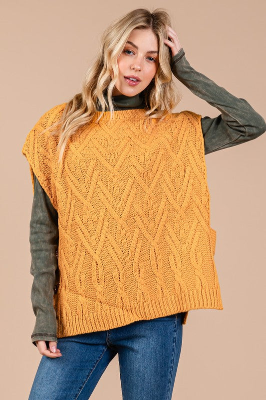 COZY SWEATRE VEST TIS122821