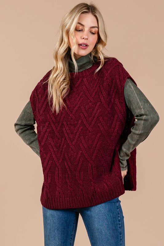 COZY SWEATRE VEST TIS122821