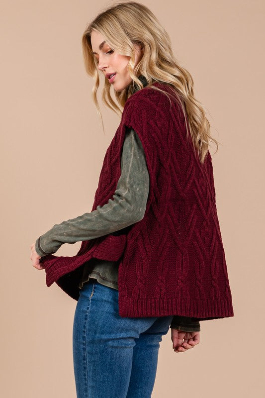 COZY SWEATRE VEST TIS122821
