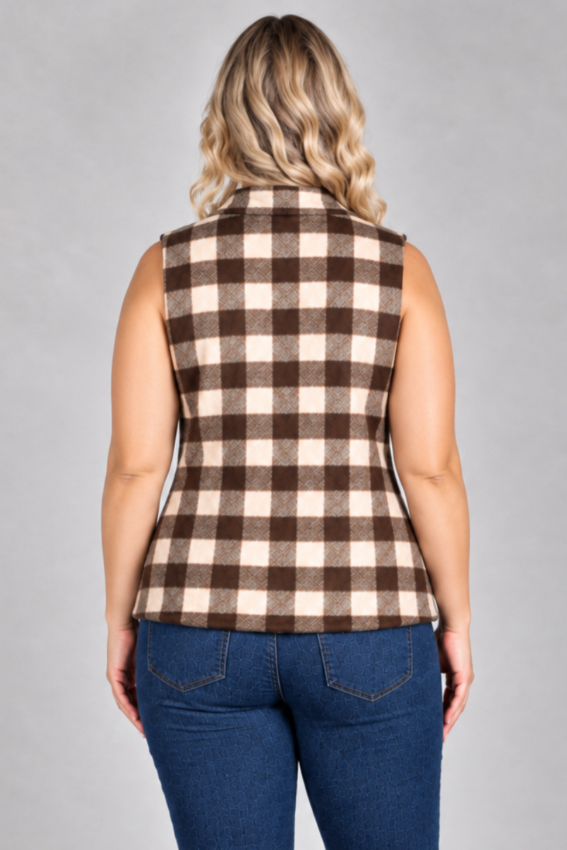 Blonde model in a full-back studio pose