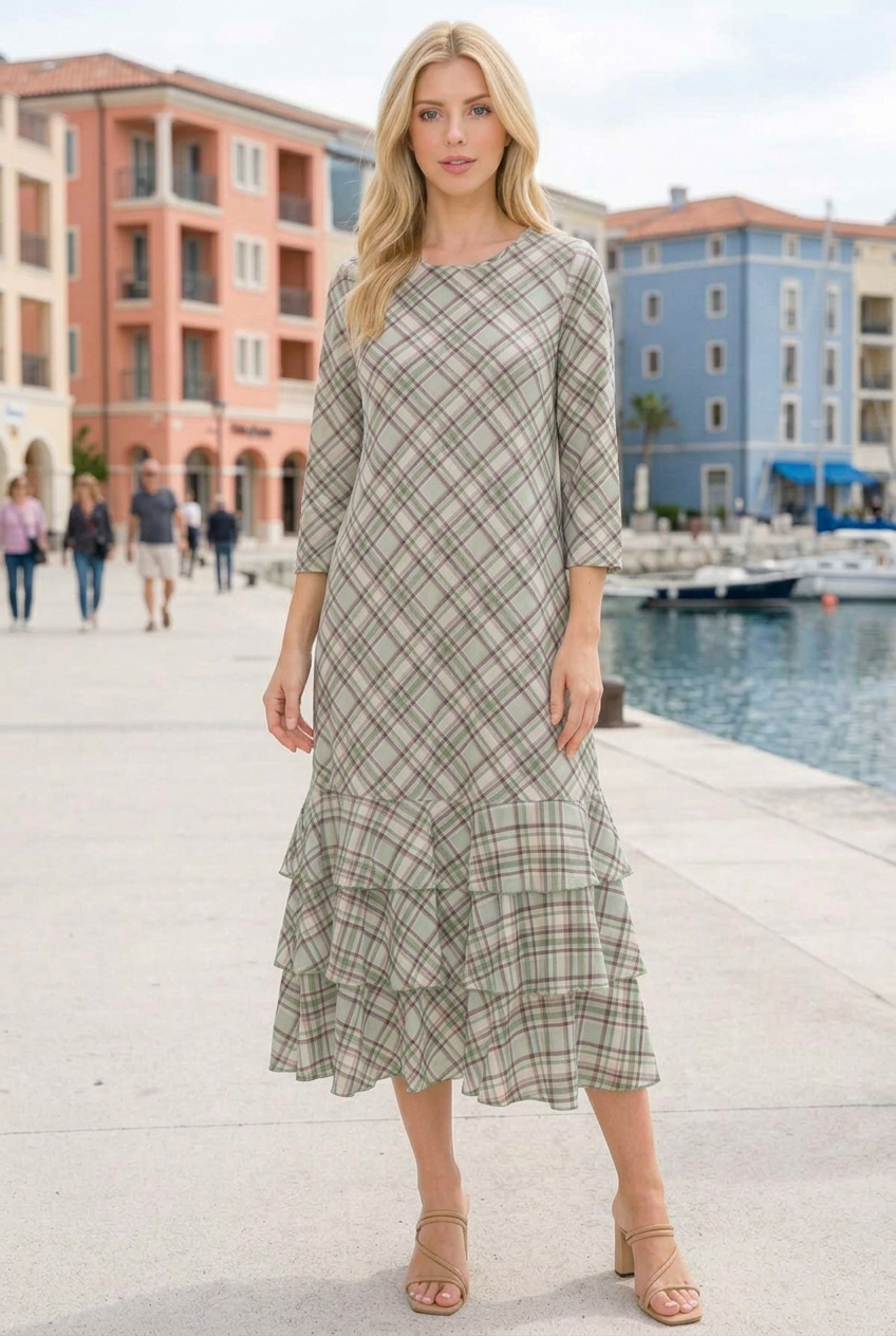 Different pose in the waterfront setting
