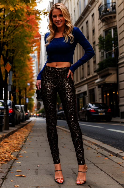 SLIM FIT LEGGINGS HMSP1060-33 PLUS