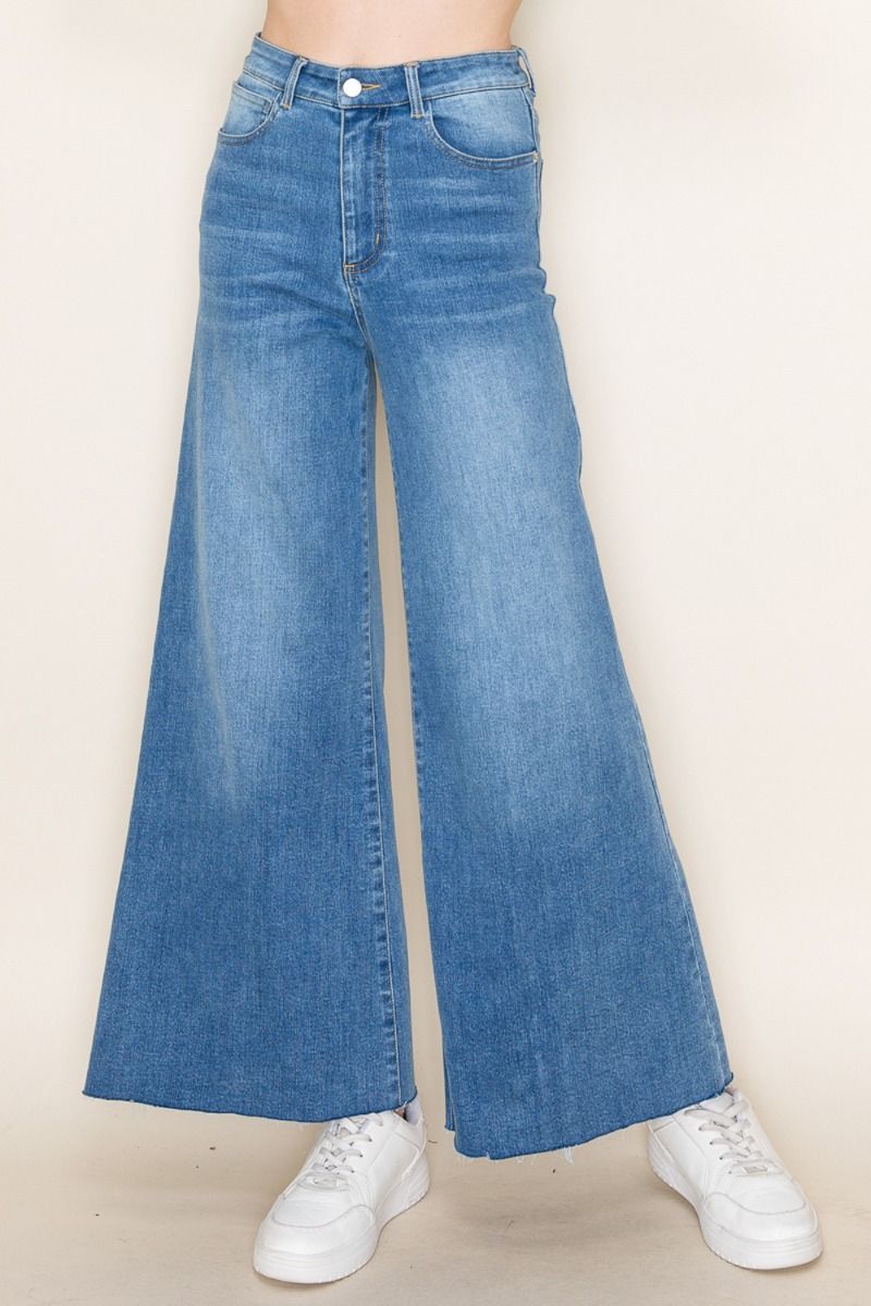 HIGH WAISTED DENIM JEANS WBP80242XL