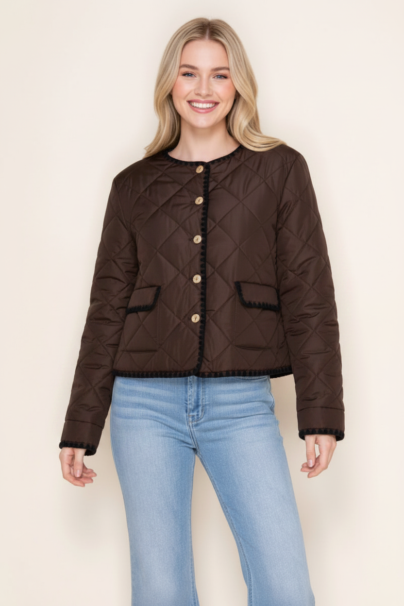 BUTTON DOWN LONG SLEEVE JACKET WB11160XL
