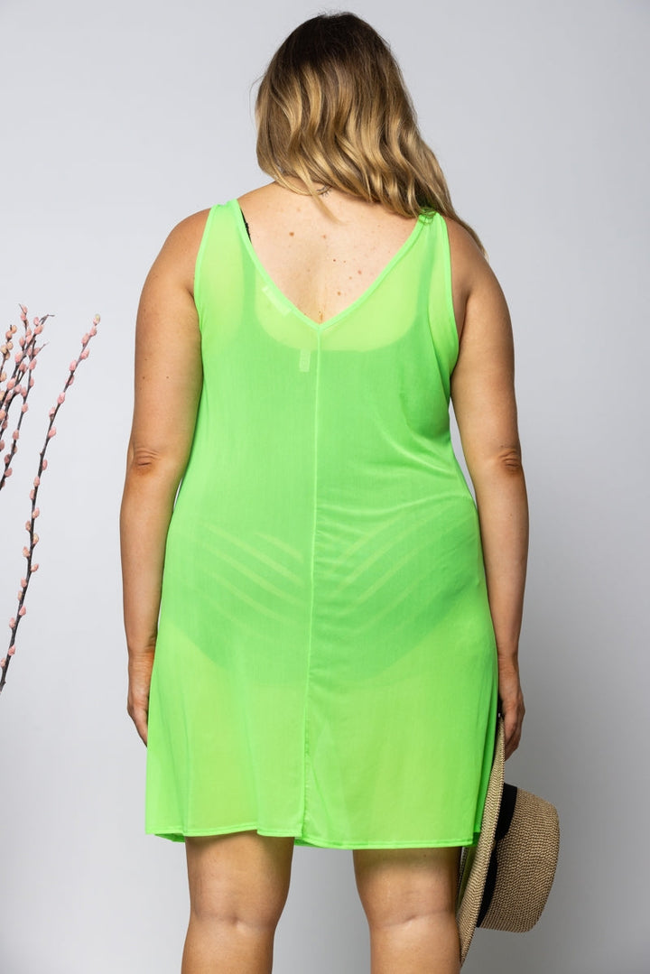SILHOUETTE PLUS SIZE MIDI DRESS D7388X