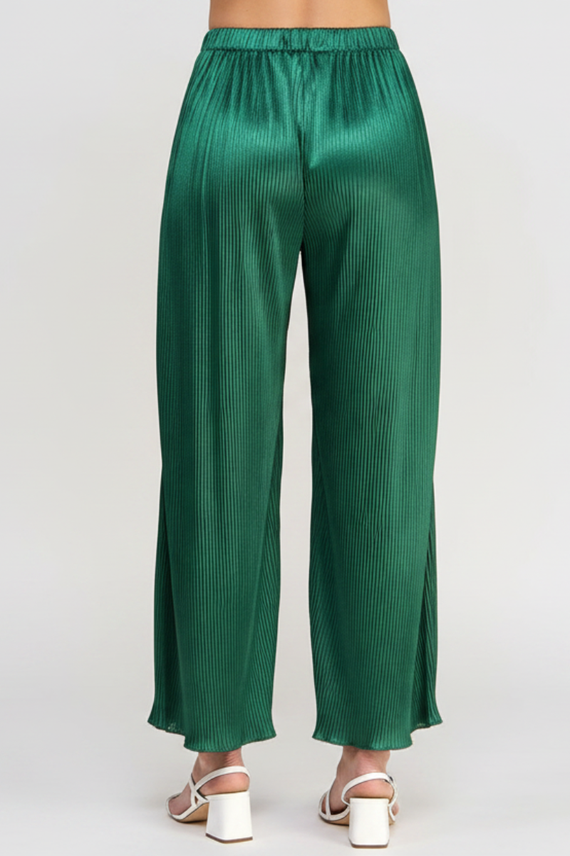 PLUS SIZE HAIGH WAIST WIDE LEG LONG PANTS