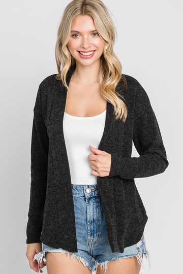 BOHO OPEN NECK LONG SLEEVES CARDIGAN SOIN2058C