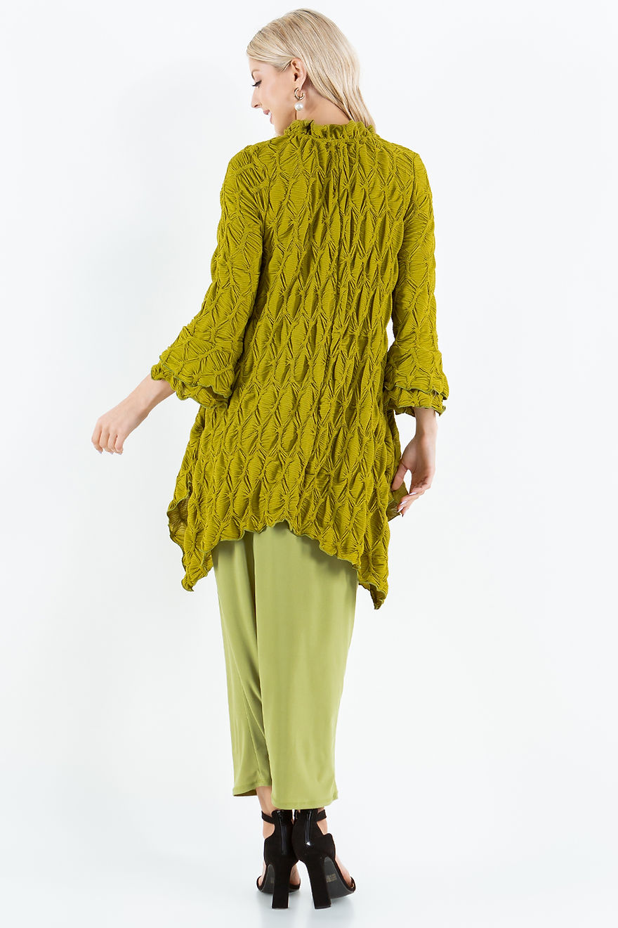 CREW NECK BELL SLEEVES TUNIC TOP