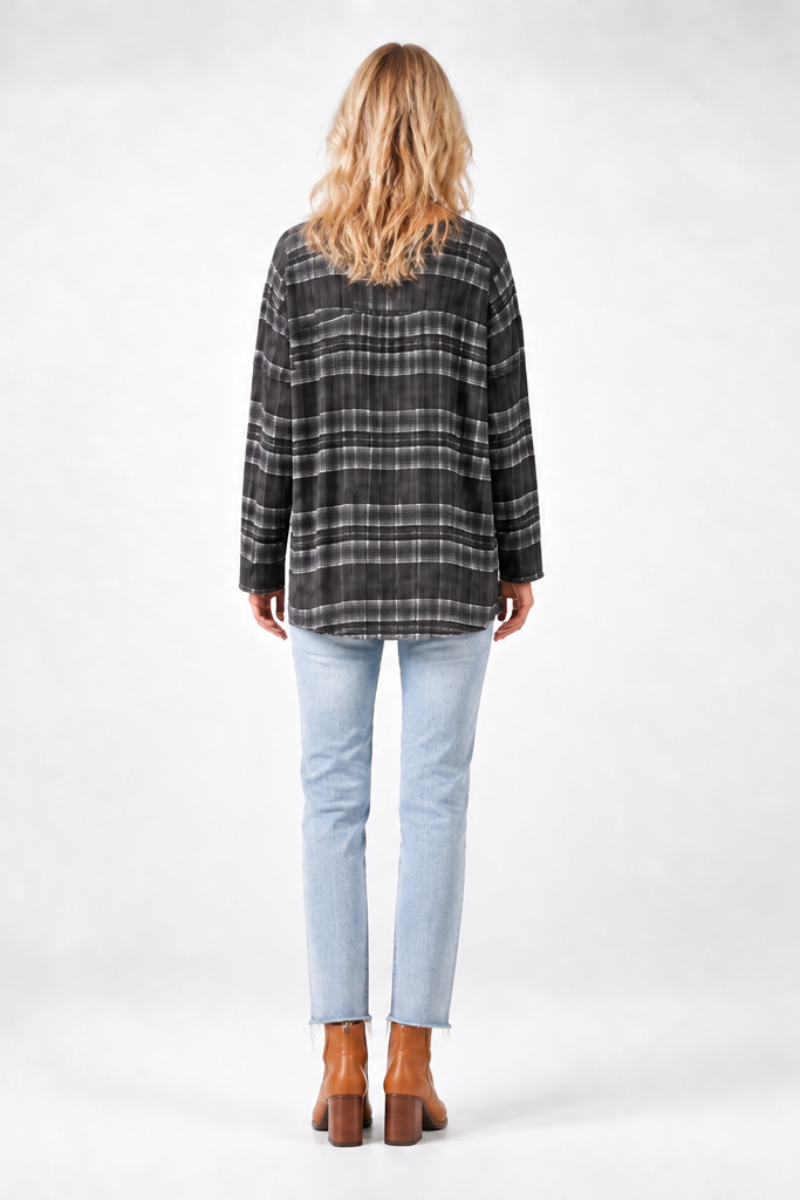 URBAN RIB LONG SLEEVE KNIT TOP HMET7690