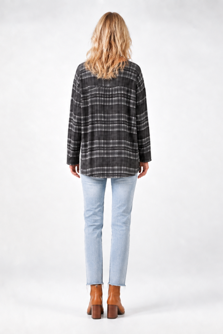 URBAN RIB LONG SLEEVE KNIT TOP HMET7690