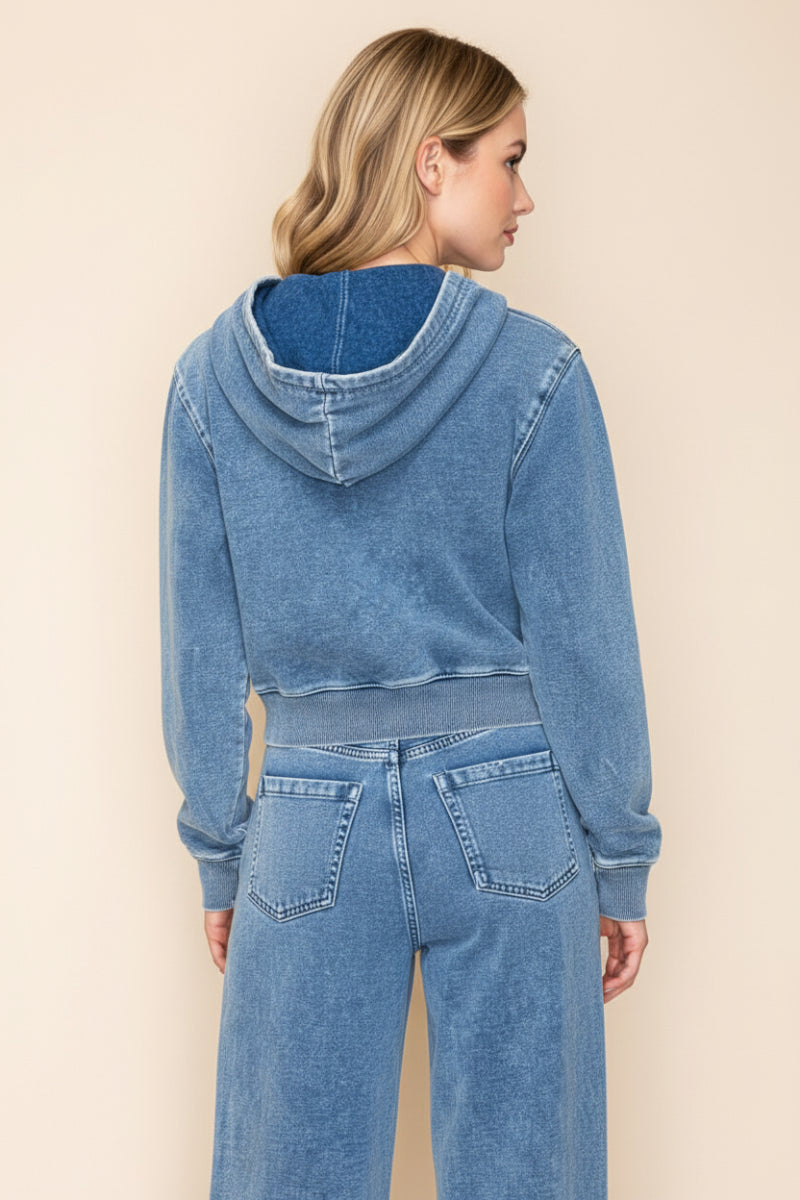 LONG SLEEVE DENIM JACKT-WBT10829XL