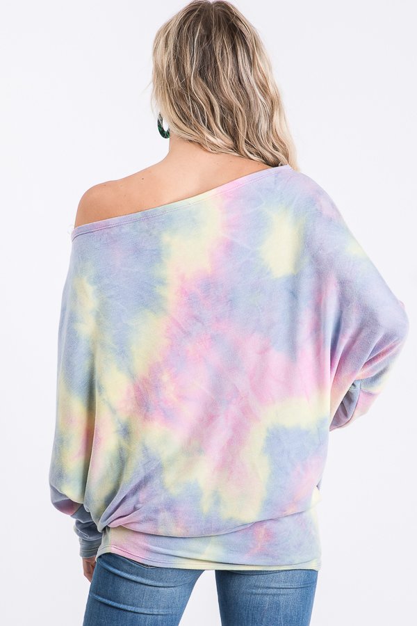 TIE DYE PRINT TOP HMST1371-51