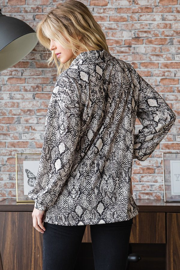 COLOR SNAKE TOP  HMET7324-11