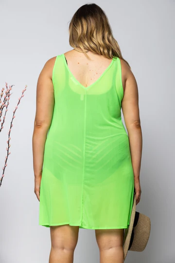 SILHOUETTE PLUS SIZE MIDI DRESS D7388X