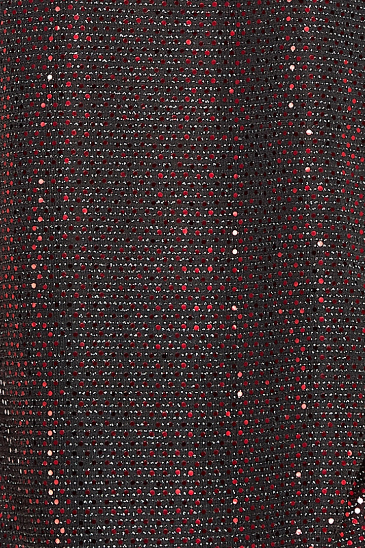 SEQUIN SHORT SLEEVE TOP