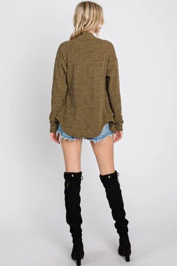 BOHO OPEN NECK LONG SLEEVES CARDIGAN SOIN2058C