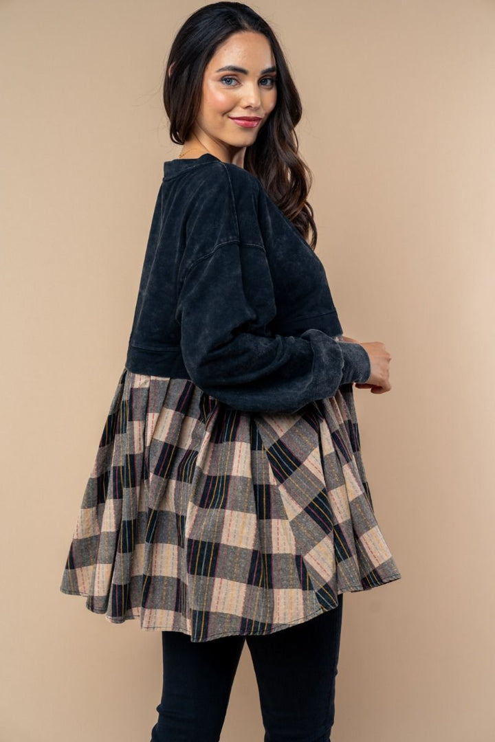 LONG SLEEVE TUNIC TOP