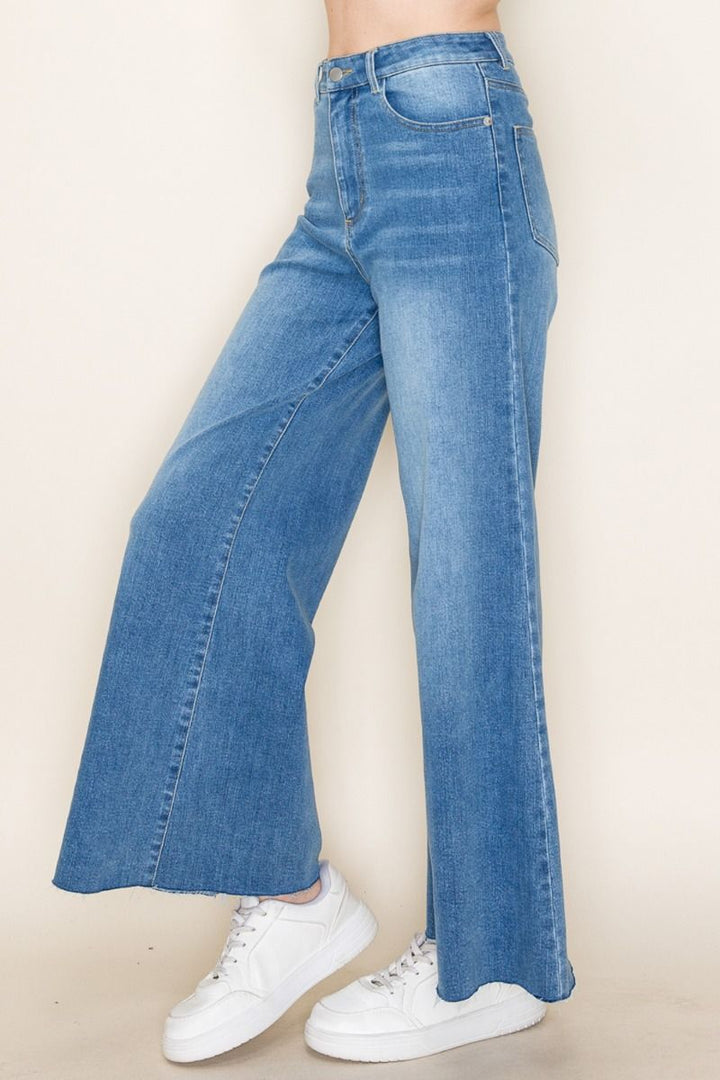 HIGH WAISTED DENIM JEANS WBP80242XL