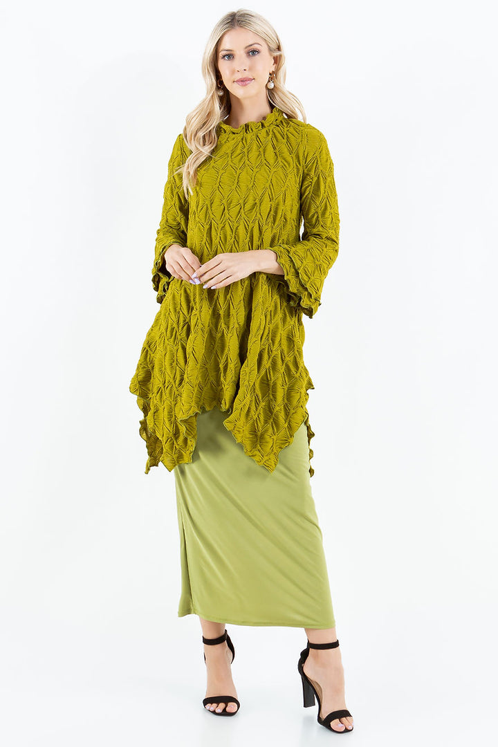 CREW NECK BELL SLEEVES TUNIC TOP