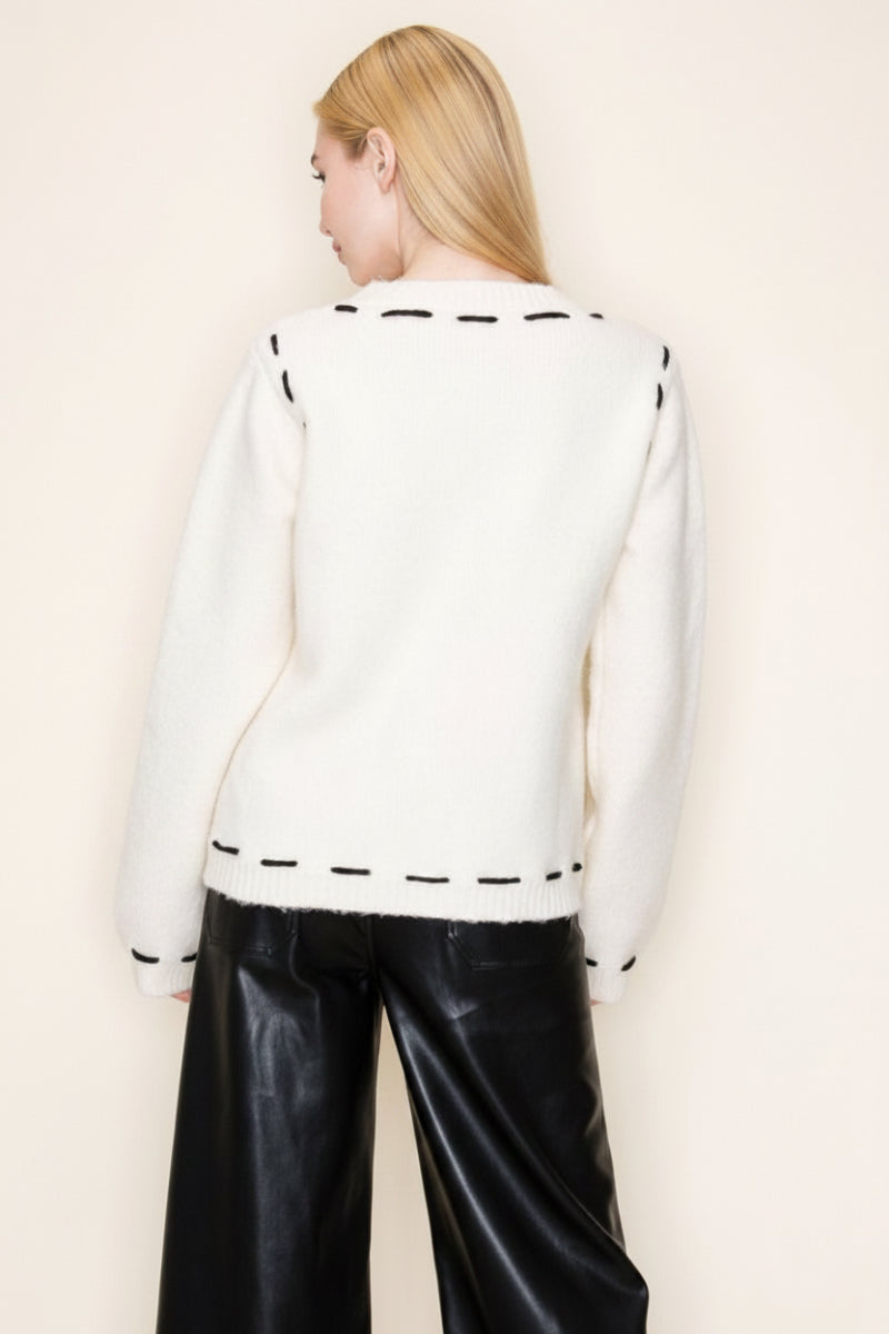 LONG SLEEVE BUTTON DOWN CARDIGAN