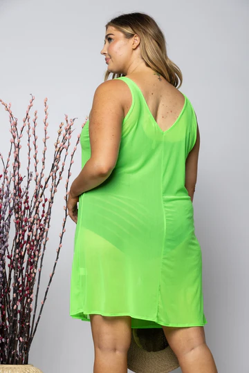 SILHOUETTE PLUS SIZE MIDI DRESS D7388X